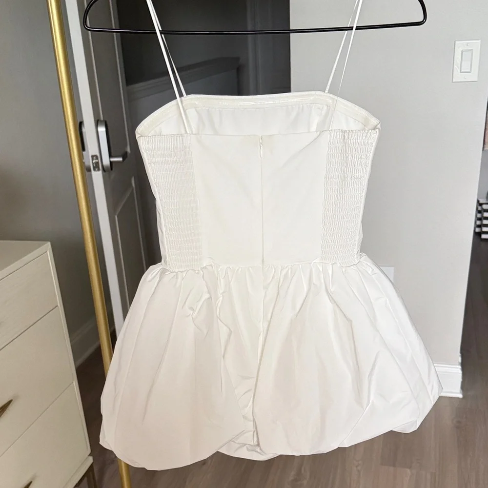 Amanda Uprichard Strapless Cream Dress - Picture 3 of 4
